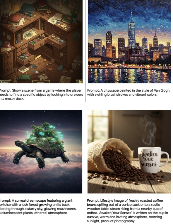 谷歌Imagen3模型上线，API生成每张仅0.03美元